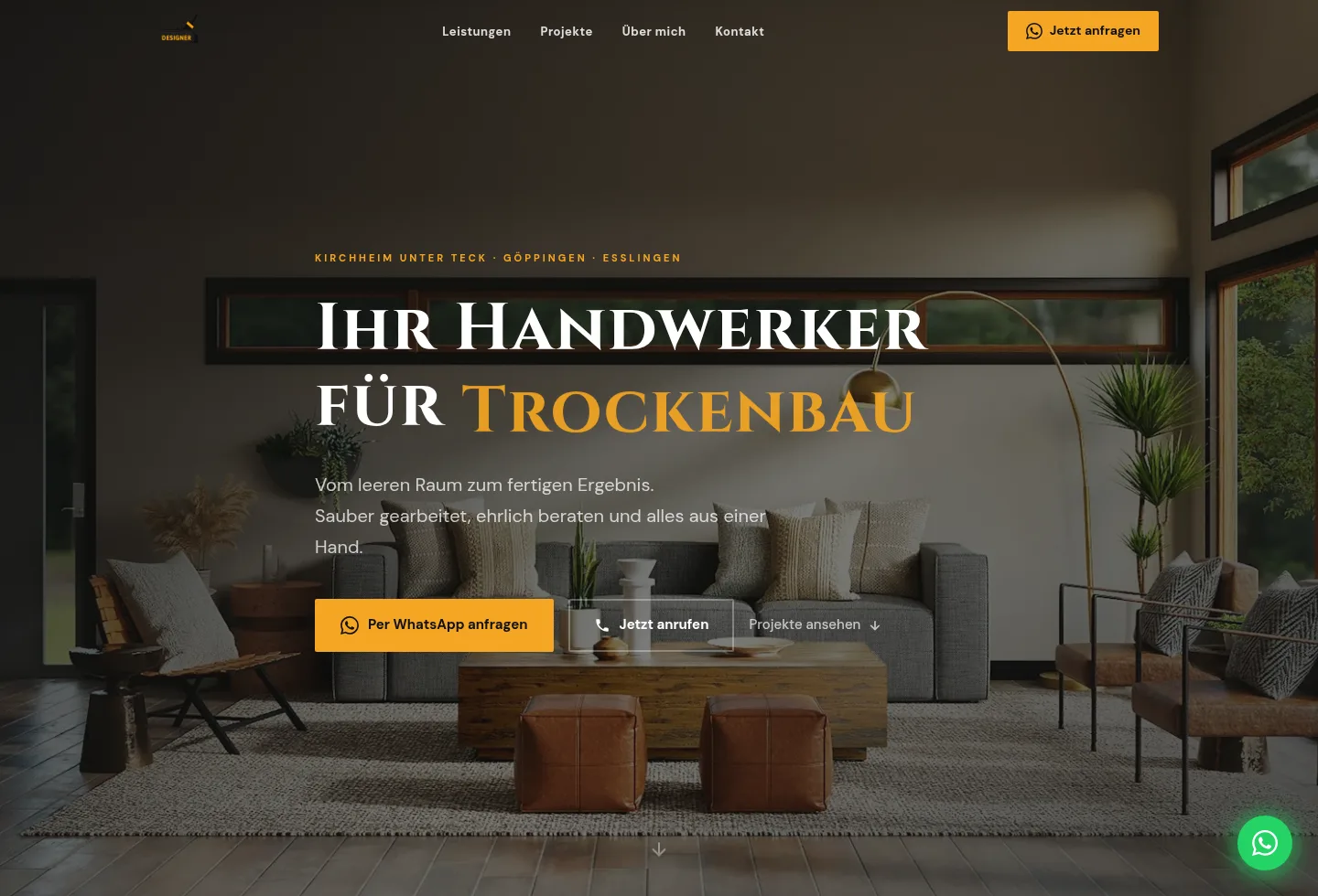 Kastner Wand & Boden — von SYTE gebaut