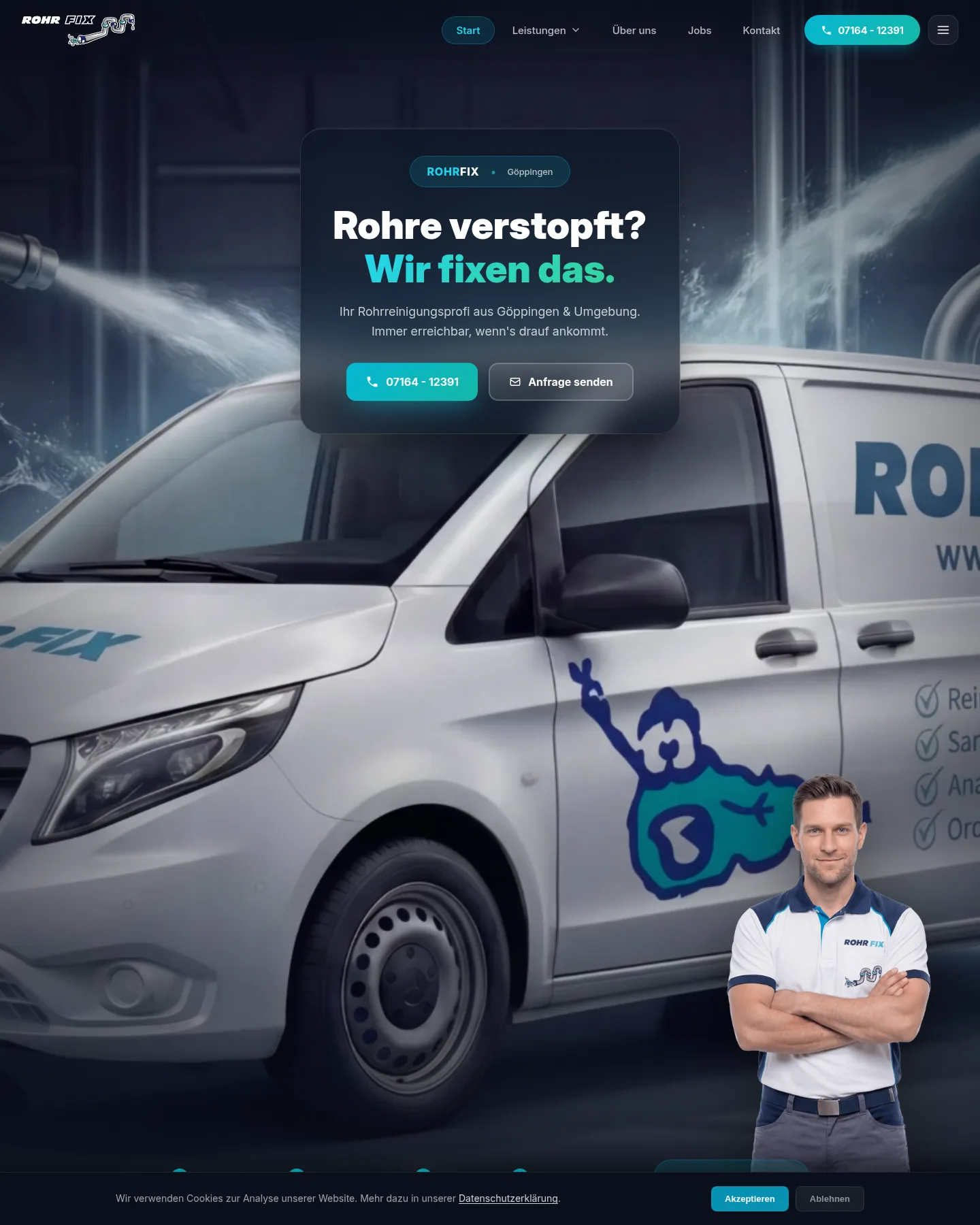 Rohr-Fix — von SYTE gebaut